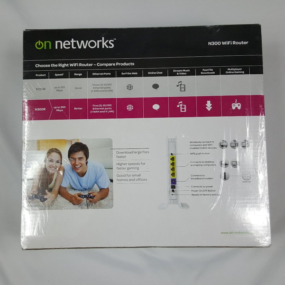On Networks N300 WiFi Router